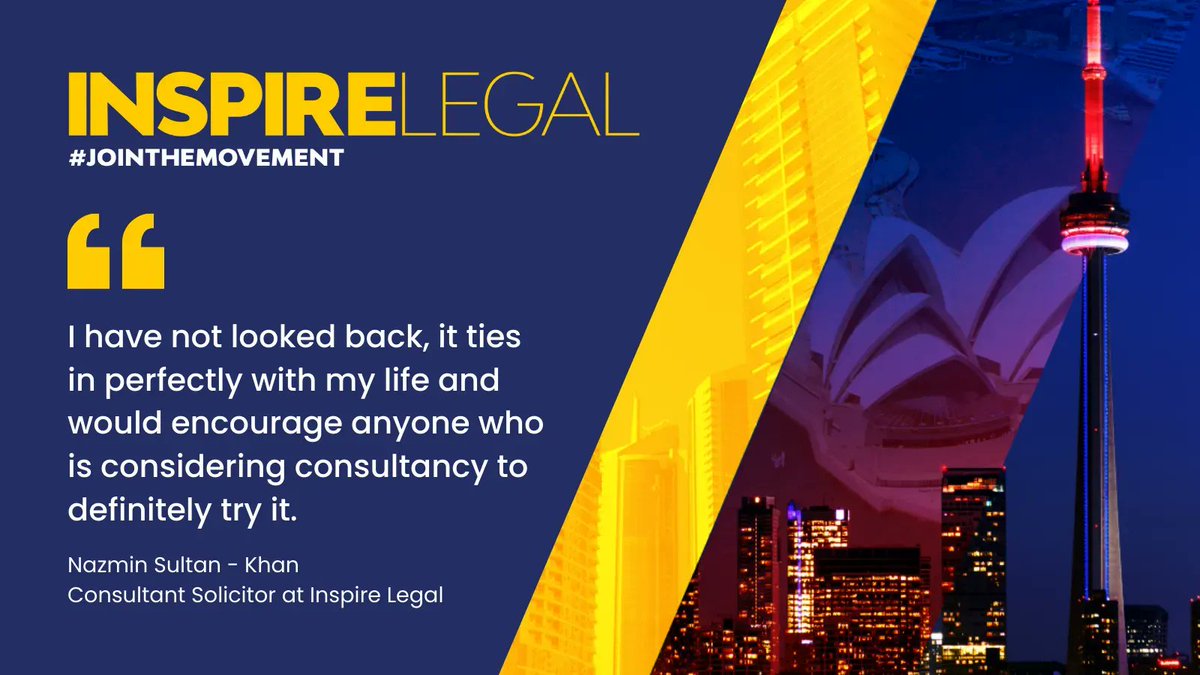 Don't take our word for it. Ask our team. 

#jointhemovement #lawtwitter