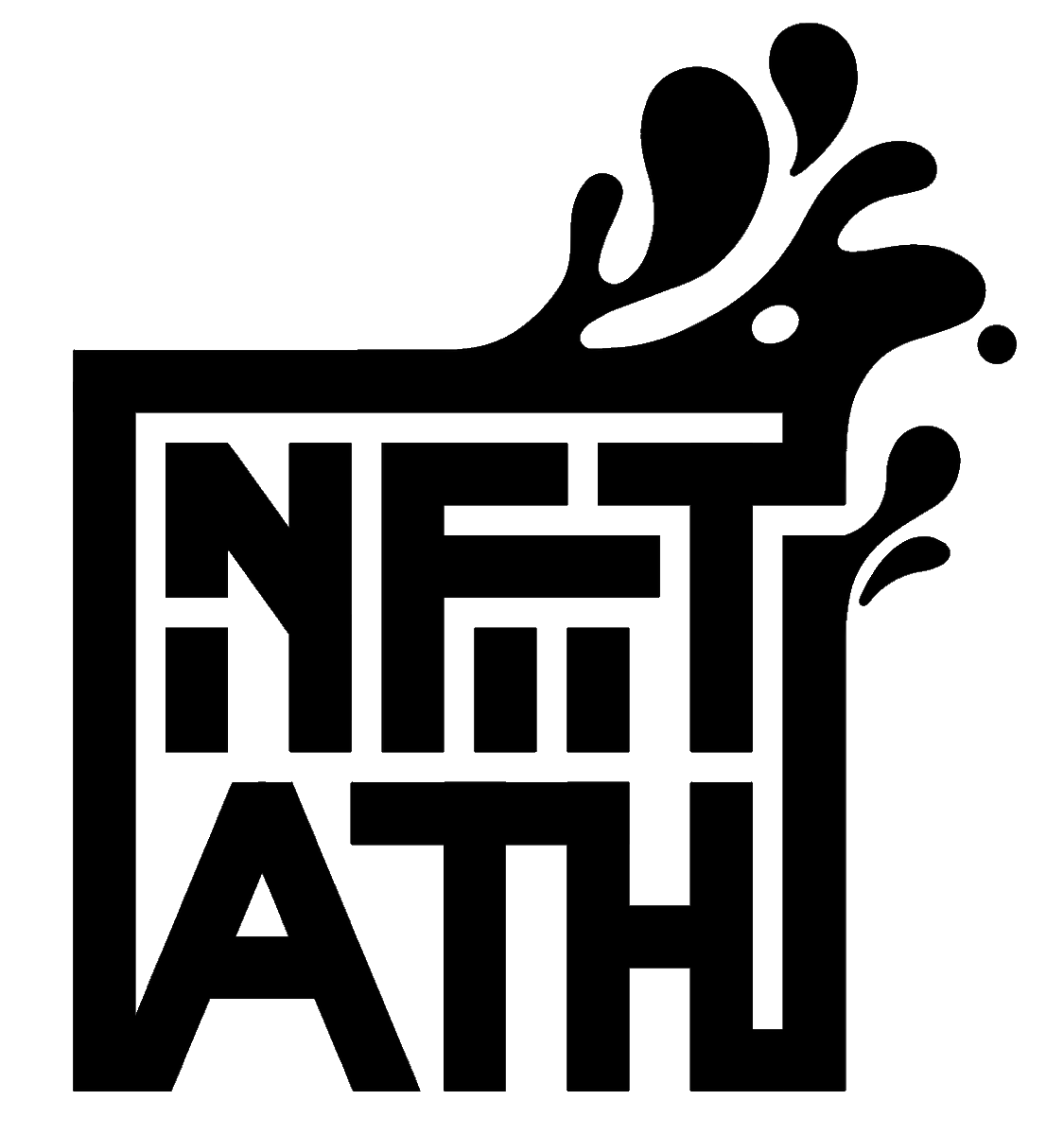 Happy to finally reveal the NFT ATH logo created by the super talented <a href="/Waxbones/">Waxbones</a>! 🙏💙