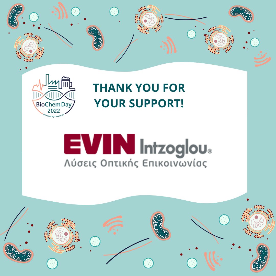 Chemecon's tweet photo. Ευχαριστούμε ιδιαιτέρως την Evin για την υποστήριξη του #BioChemDay μέσω της χορηγίας των μοναδικών της banner ❗️
#Thank_You #EVIN #BioChemDay #biotechnology #Keep_Reacting https://t.co/tpiEsrjfXu