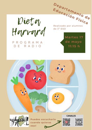 imgonsa's tweet photo. 🎙¿No sabes qué comer? Nuevo programa de ￼ #UribarriFM 
👥 Alumnos de 3ºESO te explican qué es el “Plato Harvard” para comer de manera equilibrada 🍲
📻 https://t.co/VVN7wQsuvh 

￼ @educacyl @cfiesalamanca @crfptic #RadioEscolar #EducaciónFísica #tiCyL https://t.co/axmWgkvJwf