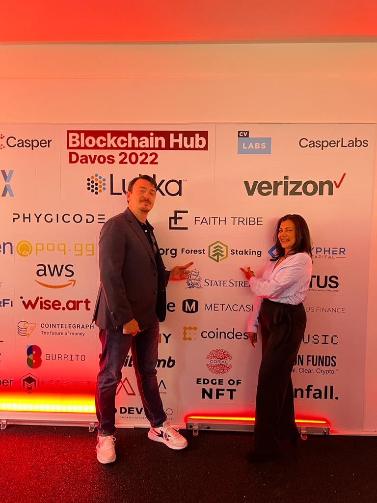 @ForestStaking with the best CTO there is @MParlikar. It was fantastic to be involved with @Casper_Labs @Casper_Network. #BlockchainHubDavos #BlockchainHub #Davos2022 #DAVOS22 @CV_Labs