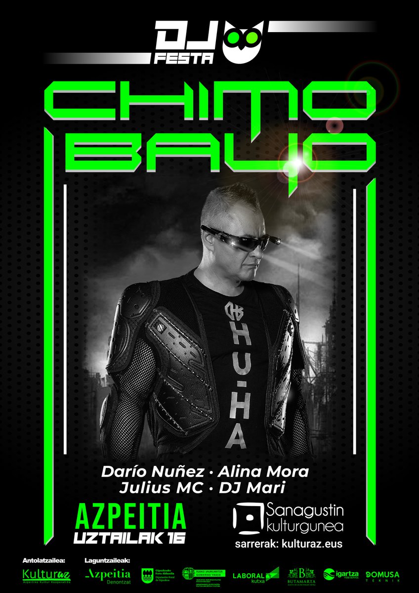 kulturaz_koop's tweet photo. Uztailaren 16an 90. hamarkadako diskoteka mitikoenetan dantzatu ziren doinuak entzun ahal izango dira DJ Festa berezi honetan!
#chimobayo #juliusmc #darionuñez #alinamora #djmari
https://t.co/typumkmMgY https://t.co/X8cDzQWw2i