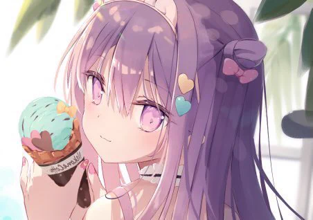 そして
名無しだった紫髪ちゃんの名前、
「まつり」ちゃんになりました👾 