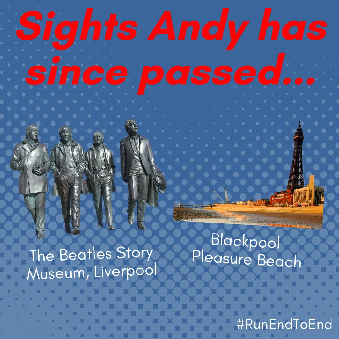 OSLweb's tweet image. Andy has made progress since our last #RunEndToEnd run update! 
He has now surpassed Liverpool, Manchester, Preston, and Blackpool and covered a total of 379.90 Miles! 
To mark running over 40% of the challenge, End to End have planted a tree in Andy’s name!