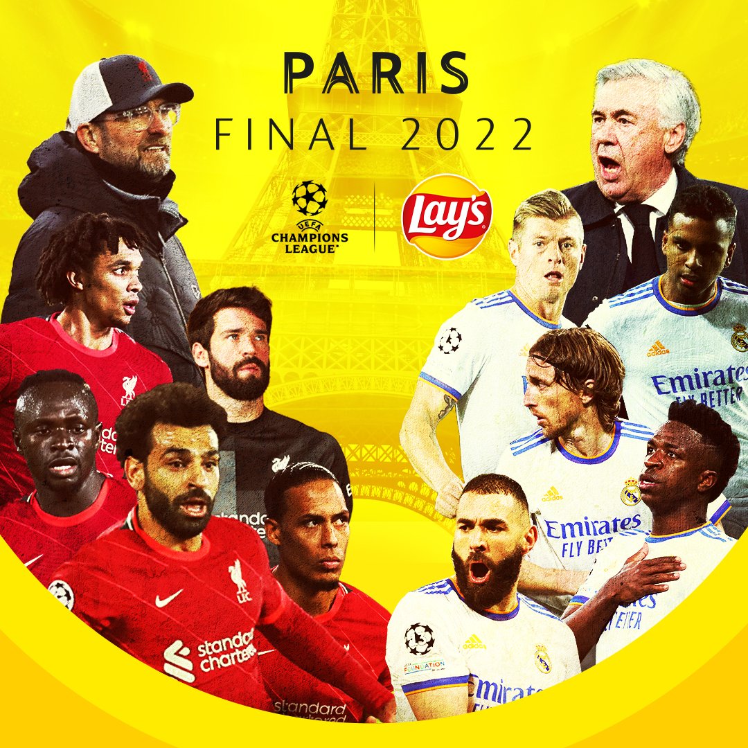 Y llegó la hora de la verdad... ⚽ Coge tus Lay's ya para disfrutar al máximo del partidazo de la #UCLfinal de este sábado 🏆 #Lays #UCL