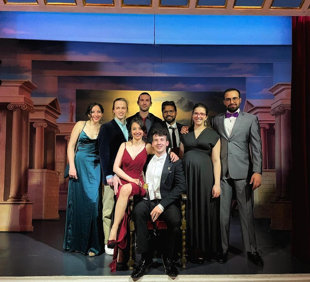 jclandoni's tweet photo. Then came the #Karonkka dinner in the evening, in honour of the opponent Dr. Nika Danial, and a series of heartfelt and teary speeches and toasts. It was hosted at the Finnish Museum of Theatre @_teatterimuseo_, which explains some of the upcoming eccentricity 🤹🎭
(4/n) https://t.co/Q1lHYM851z
