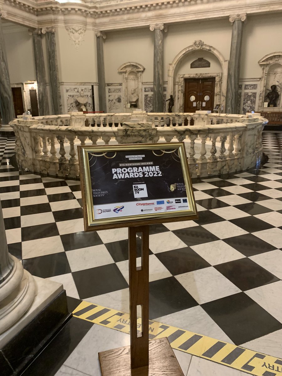 Great evening at the <a href="/RTS_NI/">RTS_NI</a> awards, stunning venue at the Belfast City Hall, congratulations to all the winners &amp; nominees, great to see some many friends as well as legends of the Media Industry in NI #GloriaHunniford and <a href="/EamonnHolmes/">Eamonn Holmes OBE</a>

#RTSNIAwards2022