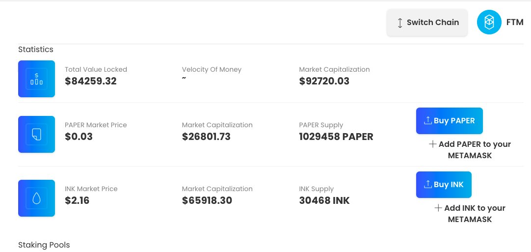 VIA_Labs's tweet photo. New website, who dis?
https://t.co/FPDjAR7OoA

#printerfinancial $INK $PAPER #ftm #bsc #avax #cro #polygon #HarmonyONE https://t.co/xgvOpX4y15
