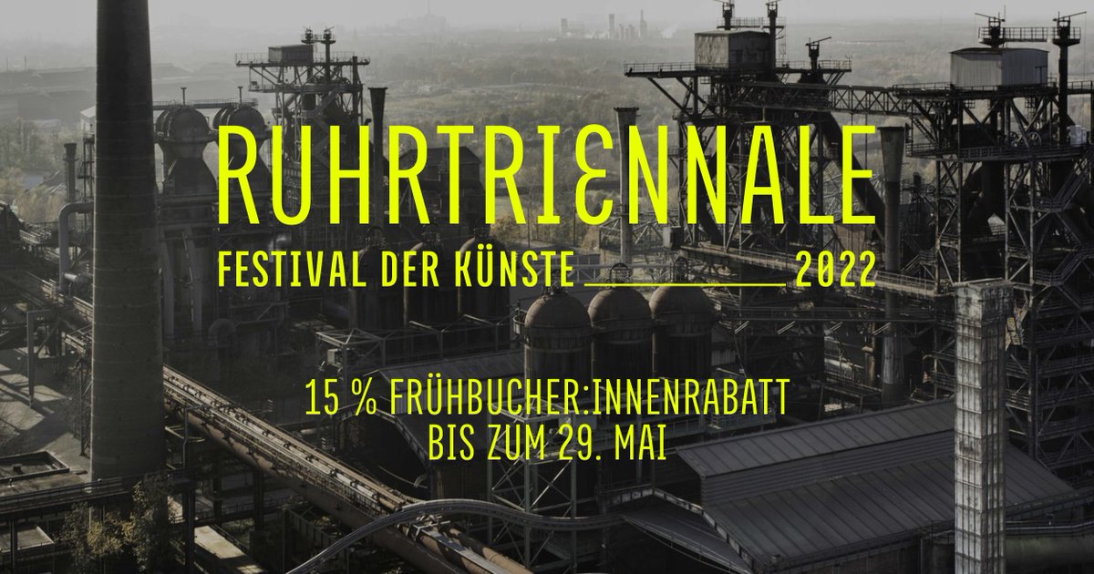 Landschaftspark's tweet photo. @ruhrtriennale 2022! https://t.co/4Hkl8nDGT3
