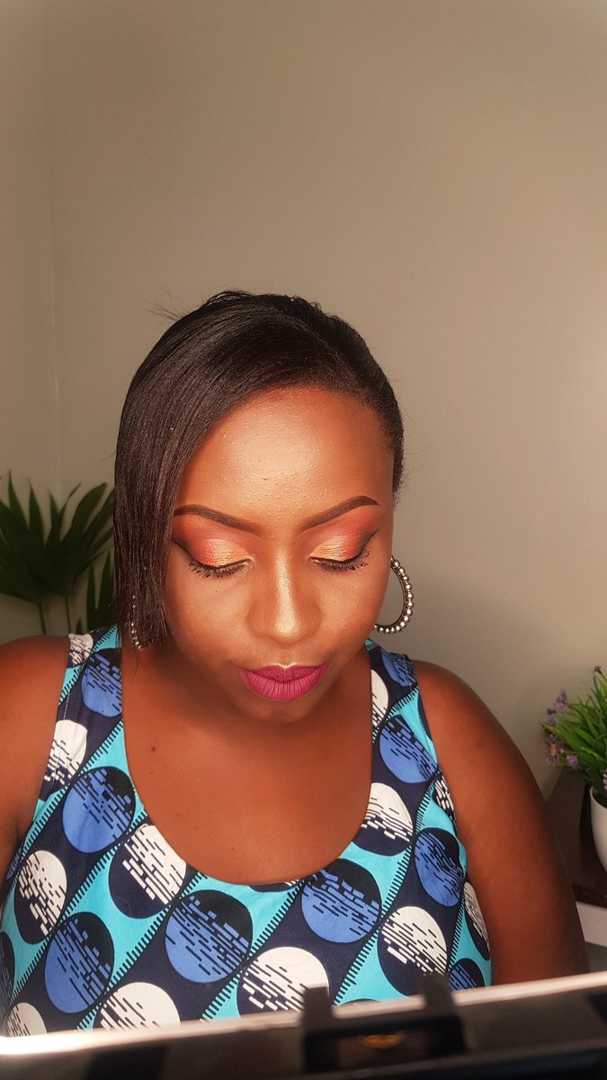 UnmatchedMakeup's tweet photo. Another Makeup Unmatched client ready for her date night. Thank you Sharon; you look gorgeous💋. To book yours kindly call 0700423415 or mail info@makeupunmatched.com😊
#MakeupUnmatched
#DrippingInElegance
#SayNoToBodyShaming
#NoLabel https://t.co/EOTOQ47FX3
