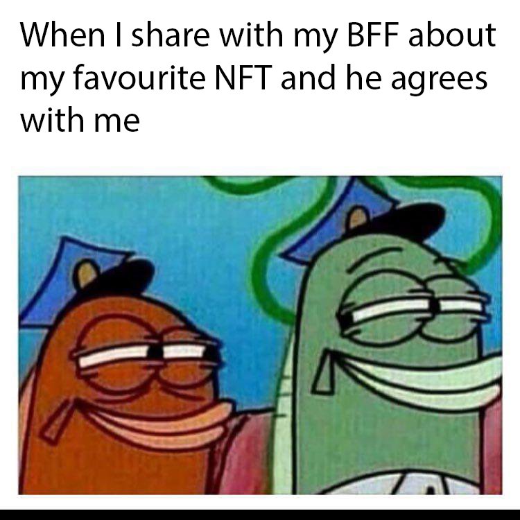 bonefactory_nft's tweet photo. Who is your NFT BFF?
Tag them here and show everyone your friendship!

YOU'RE STILL EARLY!Interact with this tweet to be considered as OG!

#NFTCommunity #NFTProject 
#NFT #ETH https://t.co/KNqAH0XfCb