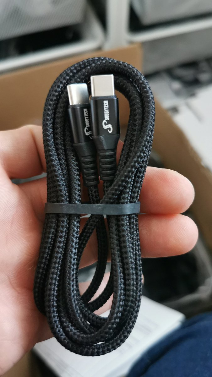 😍DEAL OF THE DAY - 50% OFF! 😍
Half price USB C to USB C charging cables now at Subbytech.com

60W rating for lightning fast charging! ⚡️
1.8m length
Nylon braided 💪

HALF PRICE OFFER ENDS 48 HOURS!

#MHHSBD #Deals #SBS #ChampionsLeague #samsung #oneplus #firsttmaster