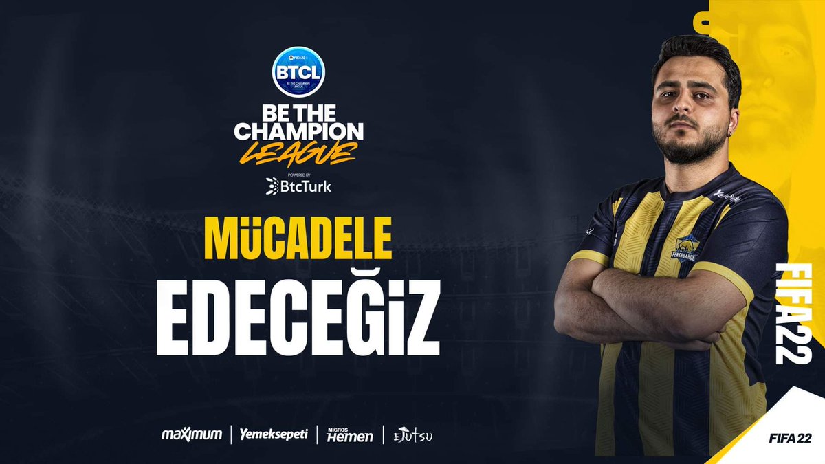 Şampiyonluk İçin ESA’dayız! 💪🏻

FIFA Be The Champion League'de biz de varız! 28 Mayıs'ta başlayacak olan turnuva boyunca takımımıza olan desteklerinizi yorumlarda göstermeyi unutmayın! 💛💙

#HerZamanHerYerde #FBFIFA <a href="/btcturk/">BtcTurk</a>