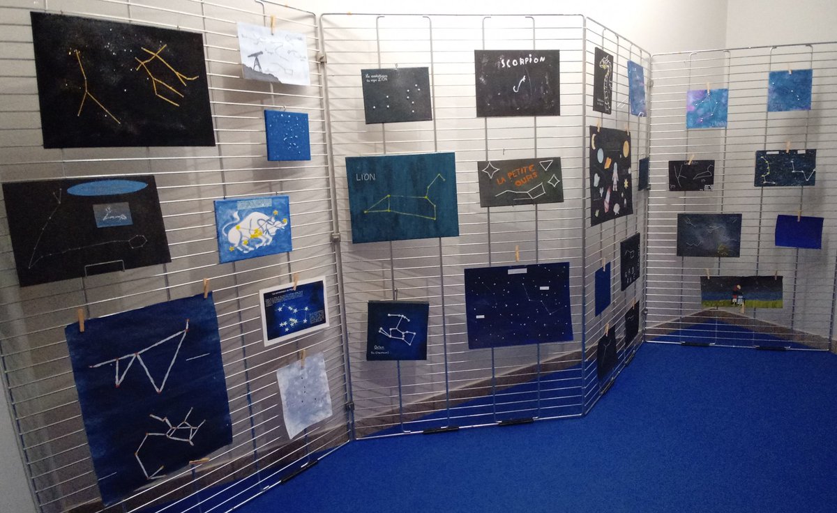 ArtsMessmer's tweet photo. Galeries en établissement: #exposer
Les élèves présentent leur pratique
#EAC #EPI
#artsplastiques
#sciencesphysiques
" La maison des constellations" https://t.co/6LLIG225U9