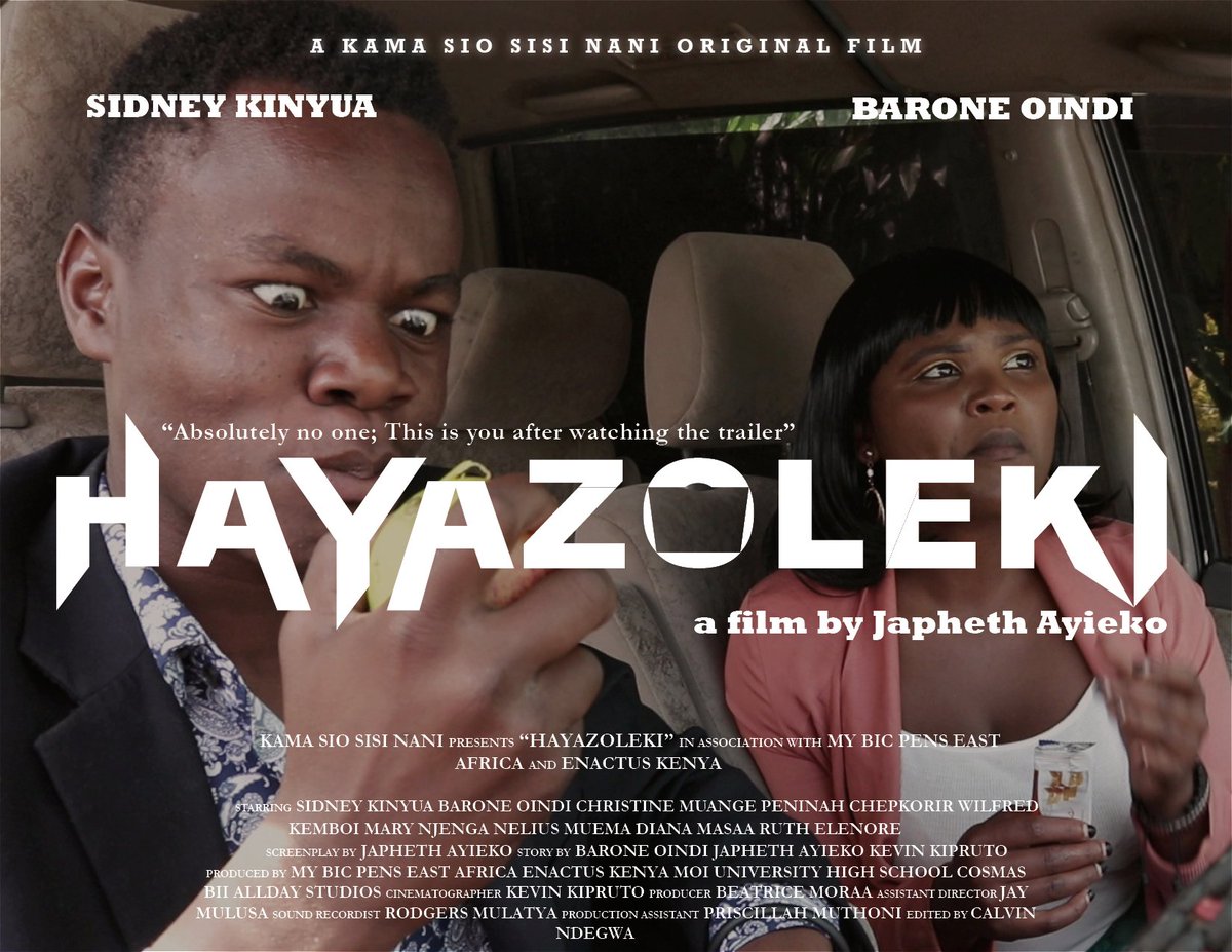 Ayieko_XXXII's tweet photo. Hayazoleki [2021] Official Trailer

Film Budget: $250😝

A young high school girl in a relationship gone wrong tastes the bad side of the affair. Will her mother’s fears be brought to life? Will her father be proved wrong?

To Watch the Trailer: https://t.co/6ejoIgKmGS https://t.co/EeJOFT7u4i