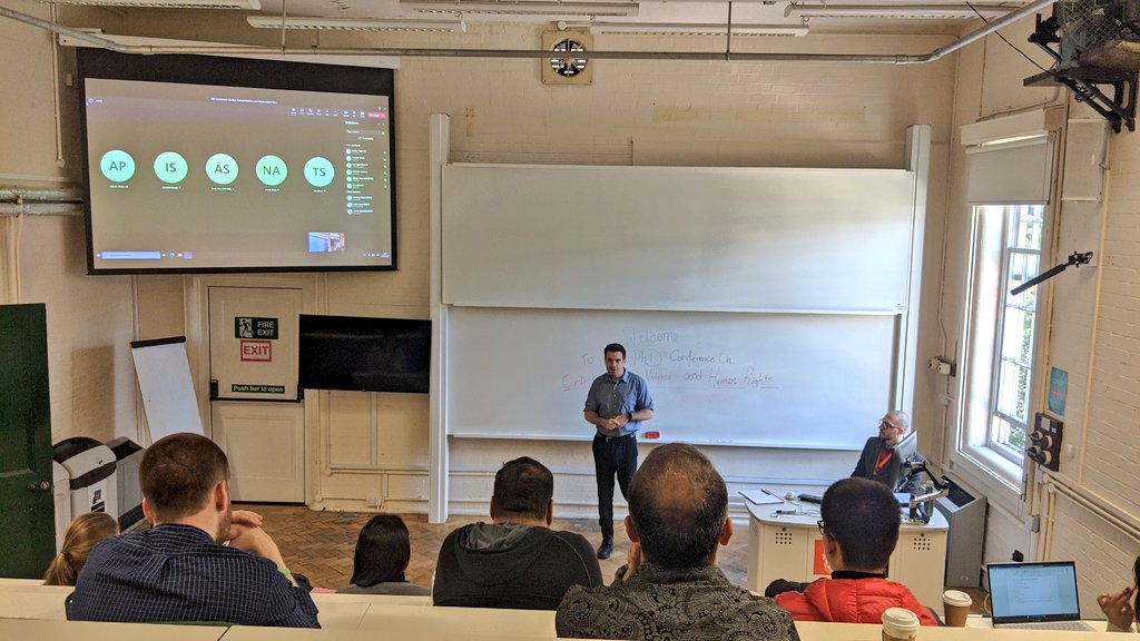 CPVHRConf's tweet photo. Starting our Conference today at @RoyalHolloway with @jleadermaynard 's brilliant keynote speech on Studying Ideational Dimensions of Conflict.
Great engagement by participants in person and online! https://t.co/0tTCl6aPm0