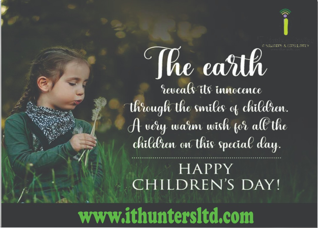 ithuntersltd's tweet photo. Here's wishing our children the best of this day. Your back will not be on ground because of your background. https://t.co/jd5mYaoEfV