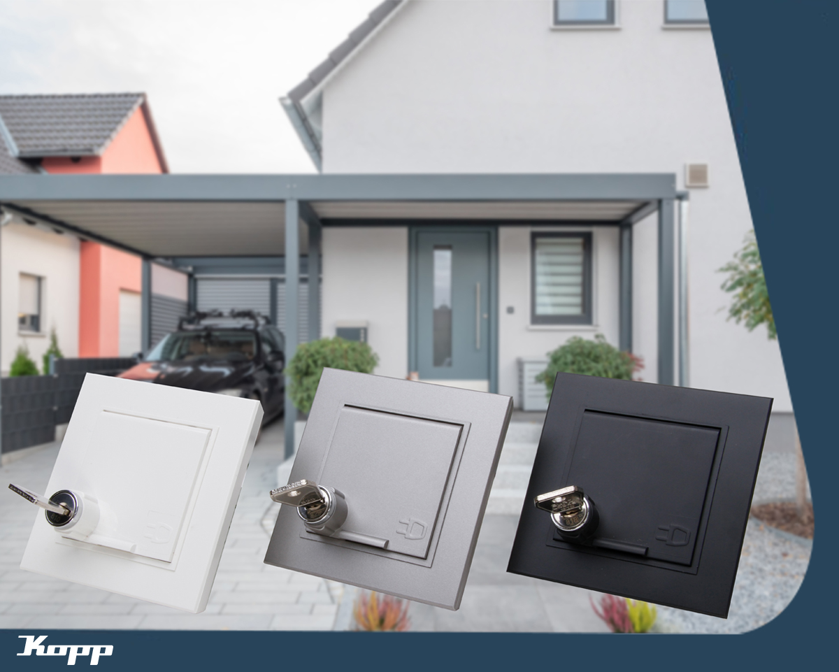 HeinrichKopp's tweet image. #Kopp hat das beliebte #Schalterprogramm #HK07 um eine abschließbare Steckdose in Weiß, Anthrazit und Stahlfarben erweitert. Praktisch für gemeinschaftlich genutzte Räume und den Außenbereich. 
bit.ly/HK07_abschießb… 
#CleverseinKoppeinschalten #Elektrotechnik #Elektrosicherheit