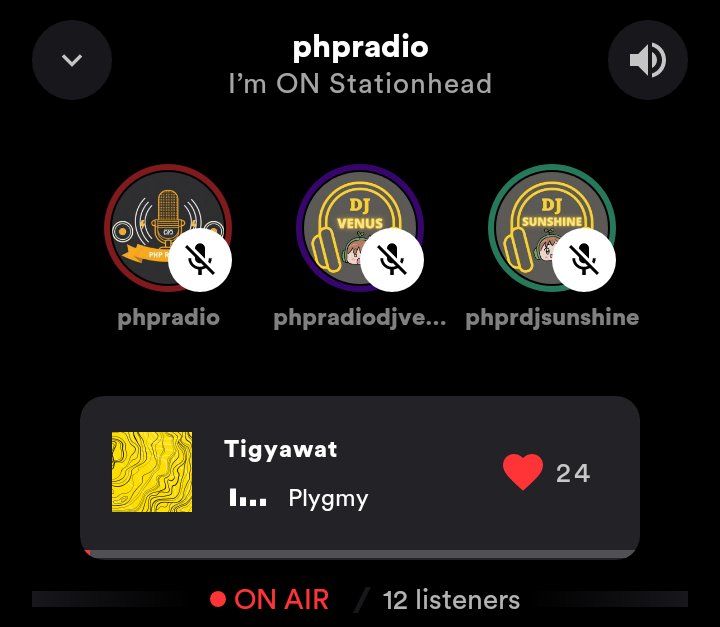 PHPRadio_'s tweet photo. We're On Air ๐๏ธ Join us Pearls!
๐ถ NOW PLAYING: Tigyawat by @plygmy
"Press, Hit, and Play that Radio!"
Stream with this link:
๐https://t.co/zr1SJD2Xag
#PerlaSH @PressHitPlay #PHP #Press_Hit_Play https://t.co/B7ACm6laHC