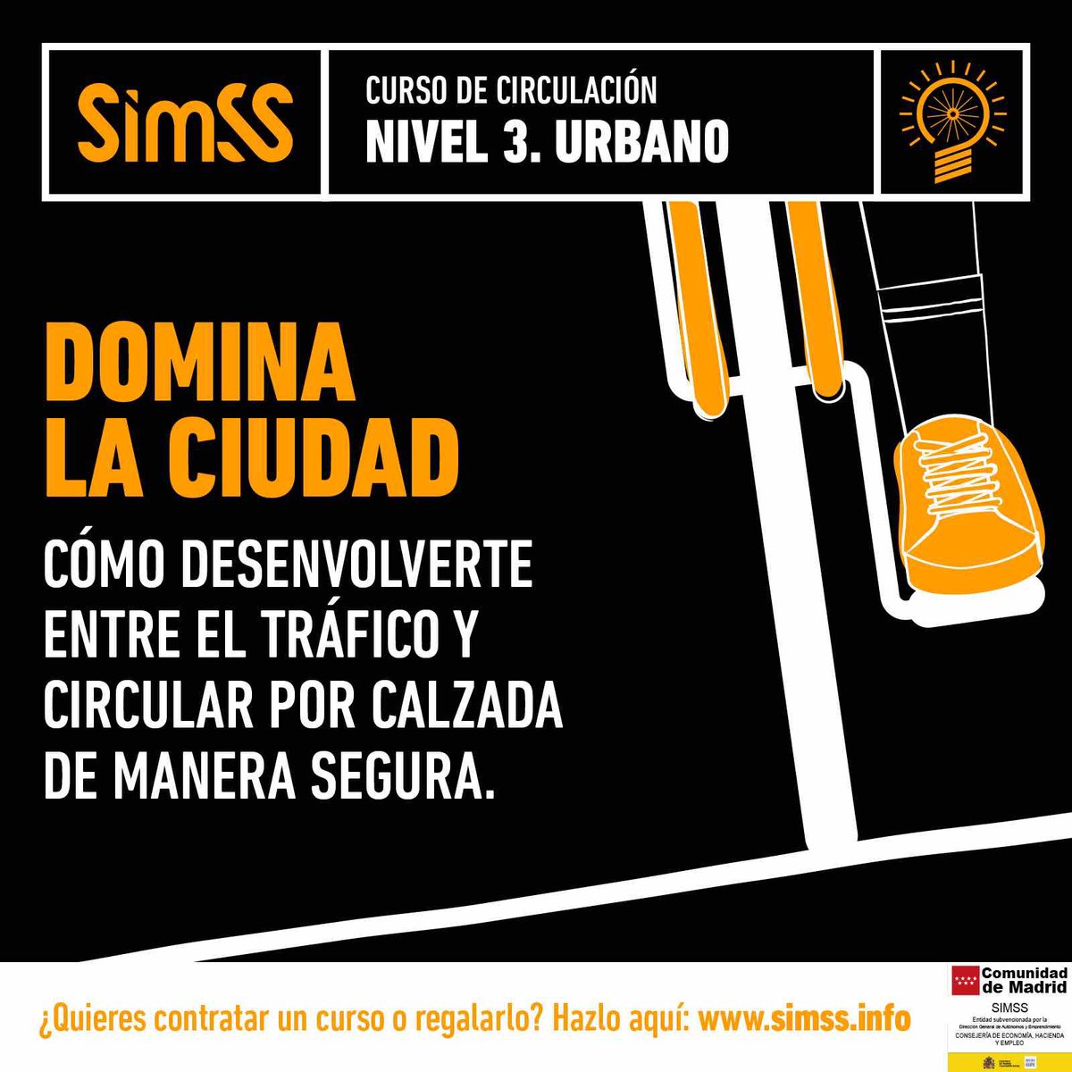 Cuando te mueves por la ciudad en bici, es importante desenvolverte con soltura entre el tráfico. En nuestro curso de circulación de nivel 3 te enseñamos a dominar todos los factores para circular de manera segura.