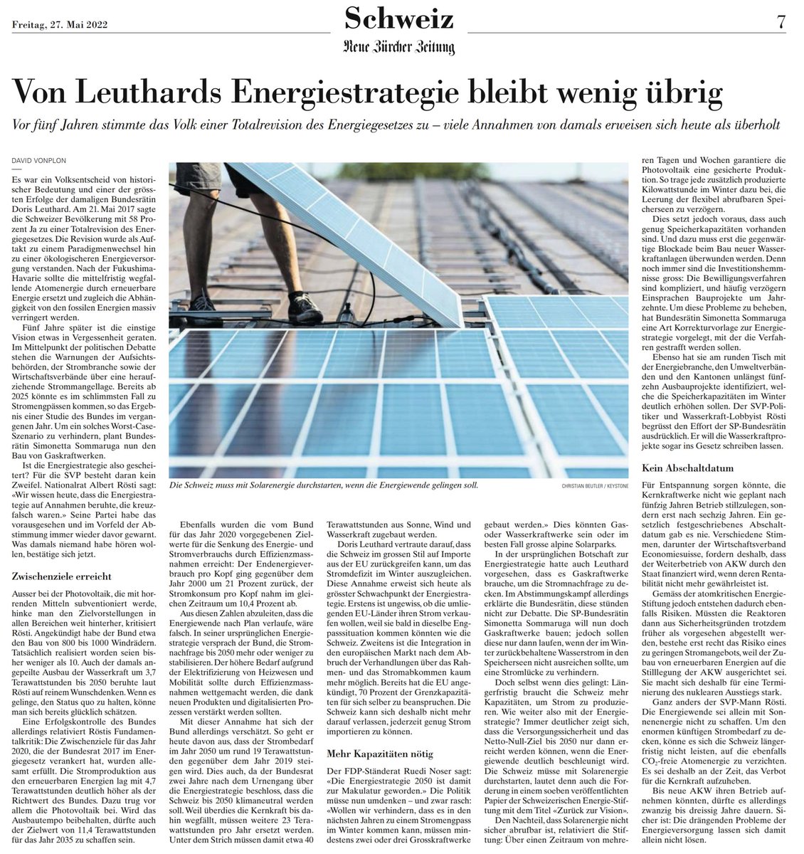 CKernkraft's tweet photo. Wenn etwas nicht funktionert, mach mehr davon, meint die Energiestiftung und will mehr Solar. https://t.co/8rxa3FECag