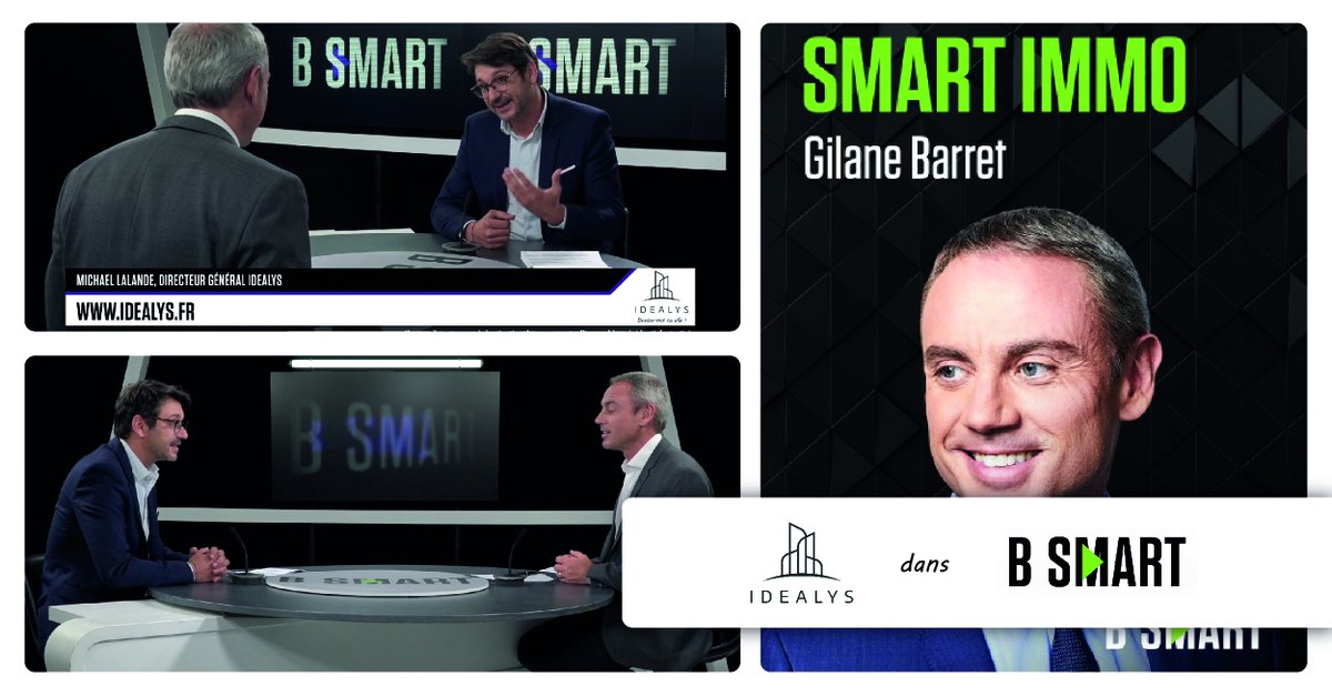 Idealys_'s tweet photo. Retrouvez Michaël Lalande, invité de @GilaneBarret, ce samedi 28 mai à partir de 9h30 sur B Smart TV et en simultané sur https://t.co/zkaNkCLPzK dans l'émission Smart Immo ! #bsmart #smartimmo  #interview #innovation #services #villedurable #smartcity #smartbuilding @idealys_M https://t.co/iM8VvlNS8Q