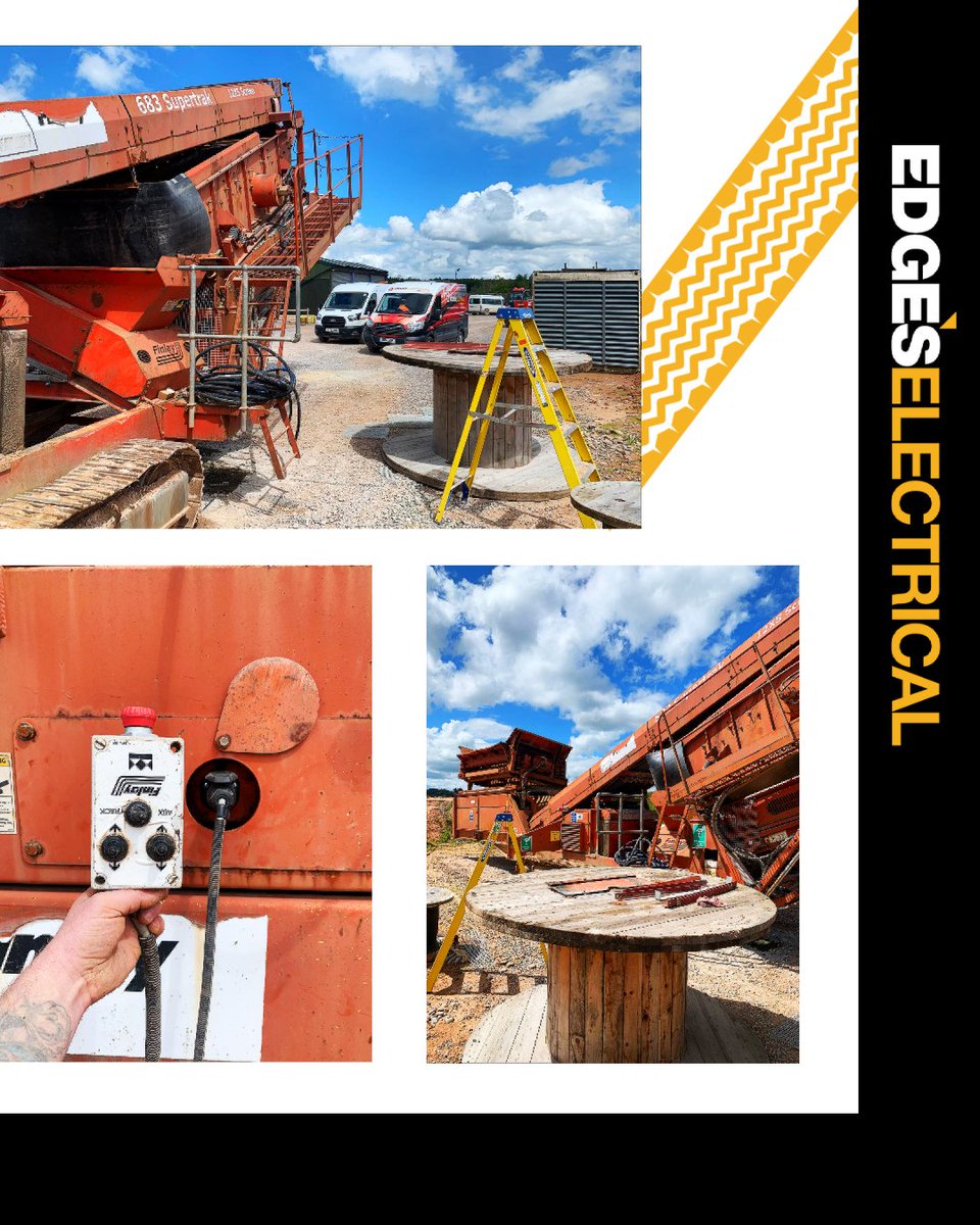EdgesElectrical's tweet image. We get to work all over at Edge's and this week we've been in a Quarry working on a Finley Screen that would not track 🚧 

We repaired the hand control and got the machine back up &amp;amp; running ready to finish it's days work!

#autoelectrical #autoelectrician #quarry #machinery