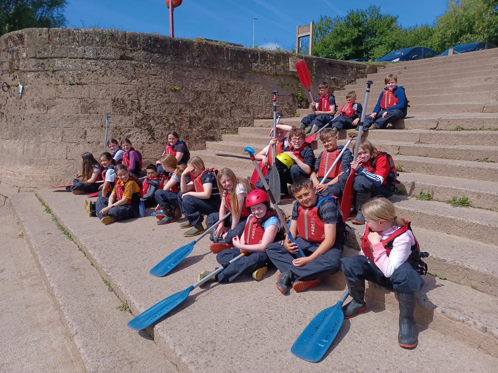 StJosPrimary's tweet photo. Ready for our activities! Caving and canoeing #residentialweek https://t.co/L6Q33mDQAU