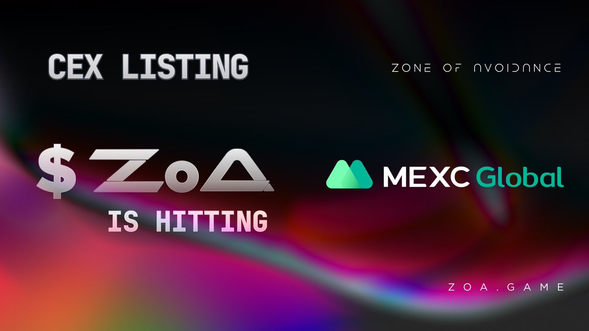 zoagame_'s tweet image. $ZOA is launching on @MEXC_Global, our first major Centralized Exchange (CEX) listing.

Traders who trade a minimum of $500 on MEXC will go into the lucky draw to win the chance to buy $ZOA at discounted prices.

For more details👇
medium.com/zone-of-avoida…