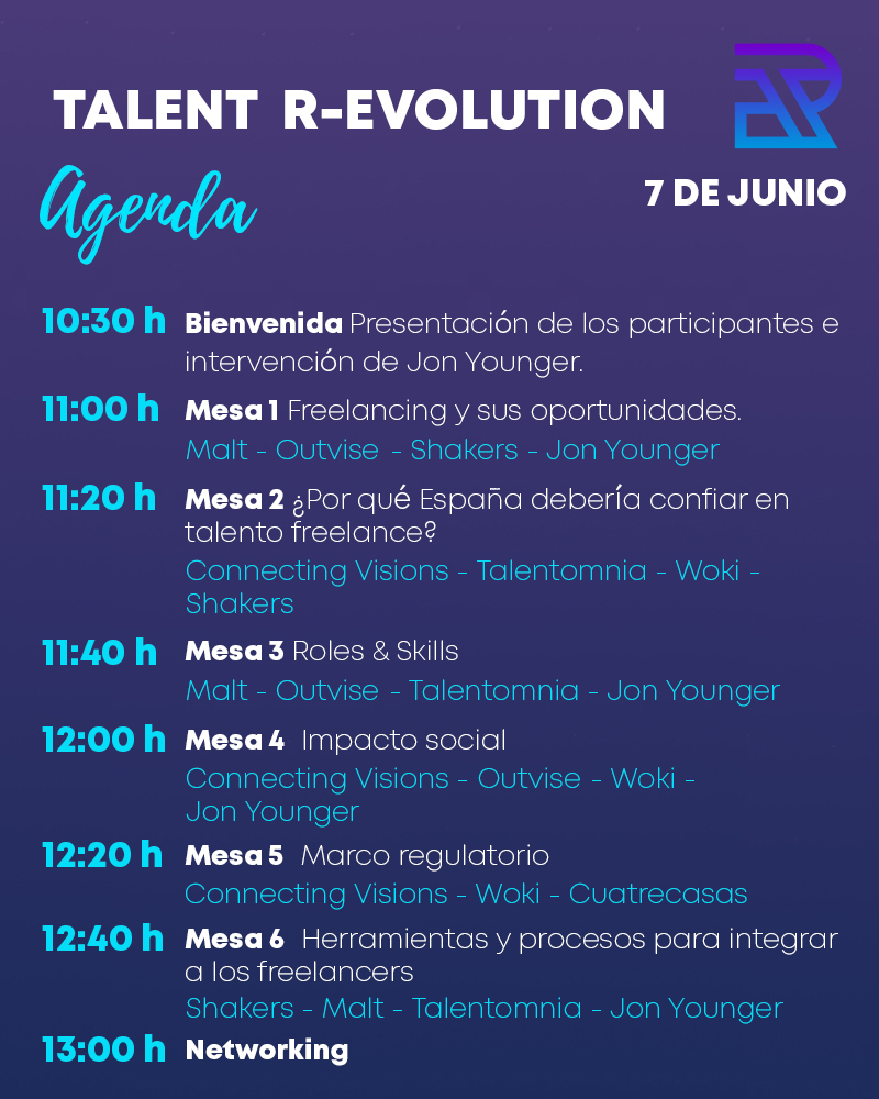 TICnegociosVLC's tweet photo. 🔥 ¡Ya está aquí el Talent R-Evolution Spain 2022! 🔥
Un evento organizado por #Talentomnia que pone sobre la mesa el futuro de trabajo en el entorno de #TransformaciónDigital
🗓 7 Junio 2022 | 10:30h – 15:00h
📍 Barcelona
📌 Reserva tu plaza
➡️ https://t.co/maXYLoyduo ⬅️ https://t.co/xgXfsCEc4J
