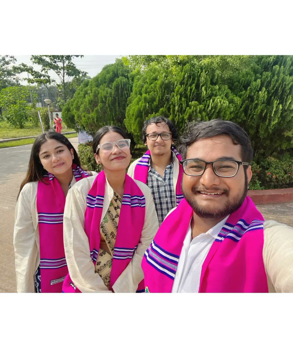 deepsikhaciya's tweet photo. Studying in Cotton University had always been a dream for me and my father. With the blessings of God and the unconditional support of my family and loved ones, I can finally call myself a graduate of this esteemed University today.
Thank you, Cotton. It has truly been a pleasure https://t.co/lKy8b40zjP