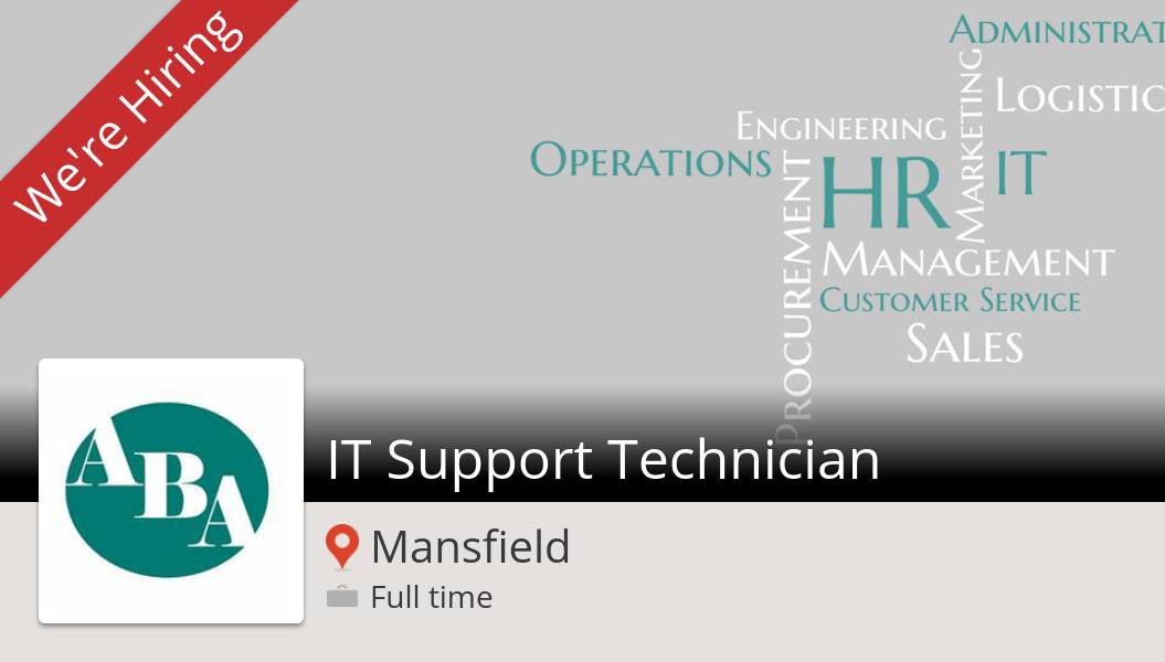 IT #Support #Technician (#job) wanted in #Mansfield. #ABAConsulting workfor.us/t309p84