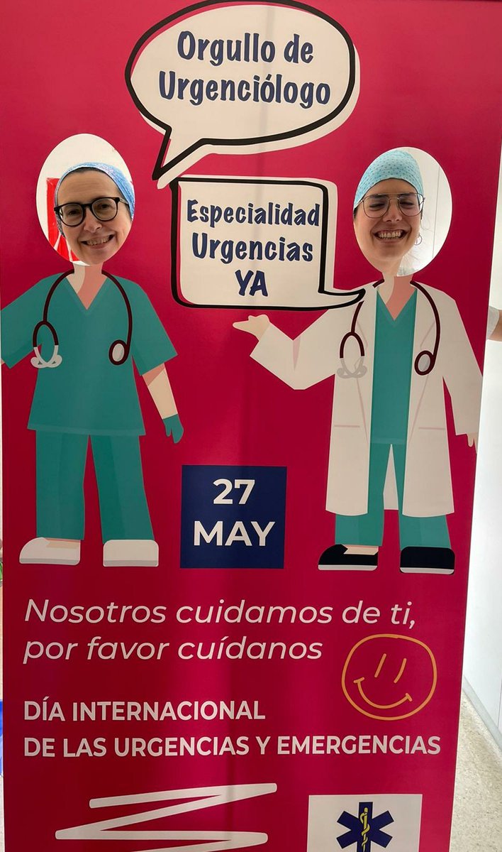 Día Internacional de las Urgencias, imposible no estar #OrgullodeUrgenciologo disfrutando cada día del trabajo que me apasiona y de la #EspecialidadUrgenciasYA 
#EmergencyMedicineDay 
<a href="/SEMES_/">SEMES</a>