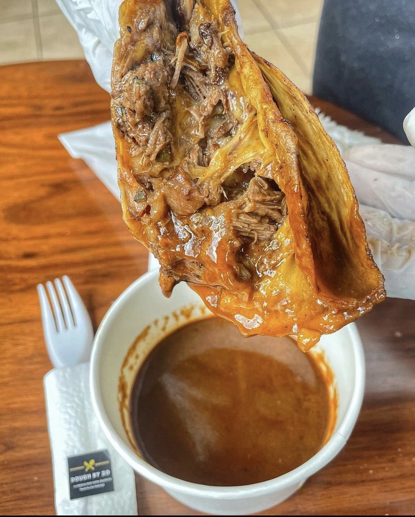 doughbyzo's tweet photo. Our steak quesa birria for $7 ready to keep you warm this winter ! Please contact us on 0776213422 to place your orders! 
#mexican #cravings #doughbyzo https://t.co/SGp67csNNw