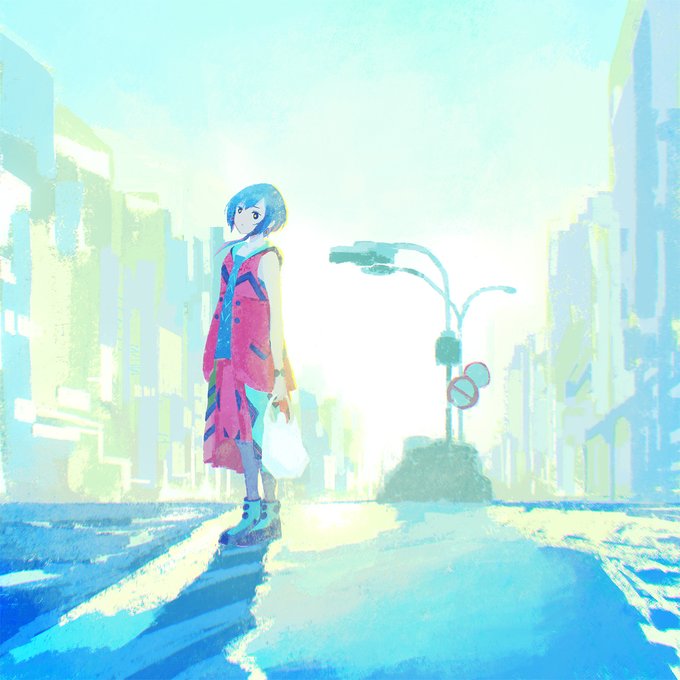 「女の子 横断歩道」のTwitter画像/イラスト(人気順)