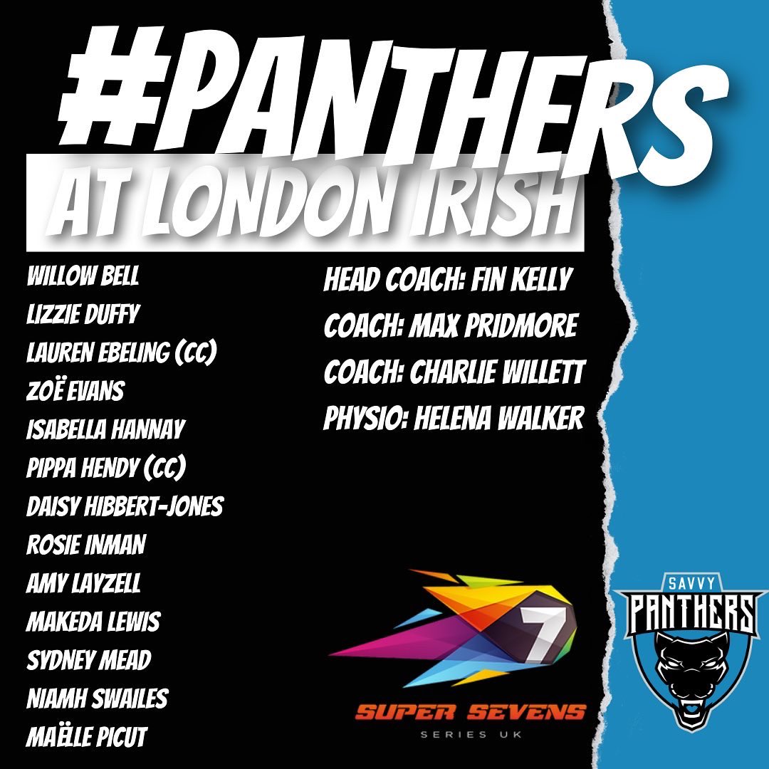 savvysevens's tweet photo. This is how #yourpanthers take to the paddock in Round 2 of the @S7SRugby this weekend at @londonirish 

What is next for #thepanthers ? https://t.co/jKvd9PDTsc