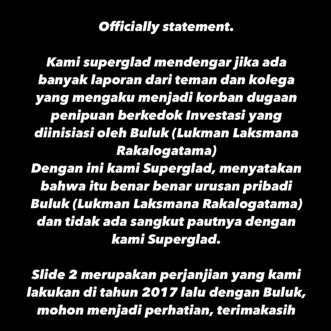 Official Statement. 🙏🏻