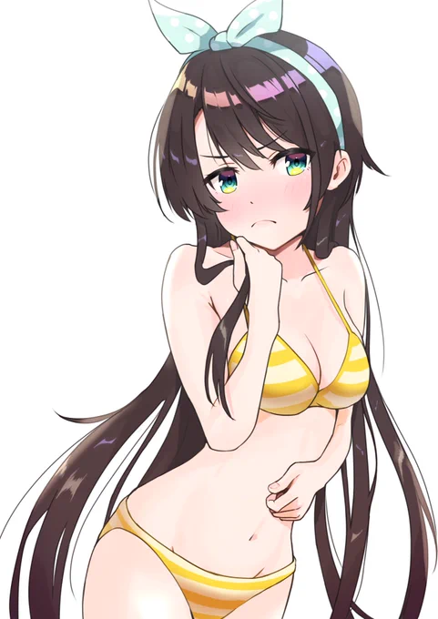 ロングヘアスバちゃんの水着が見たくなったので描きました。
#プロテインザスバル 