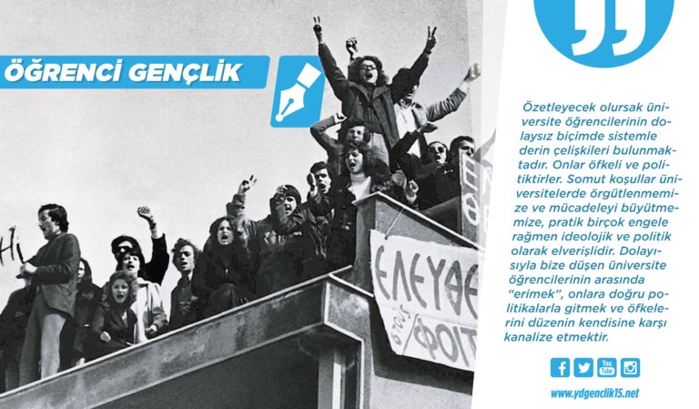 Hâkim Sınıfların Kuşatması Altında Üniversite Gençliği

ydgenclik15.net/hakim-siniflar…