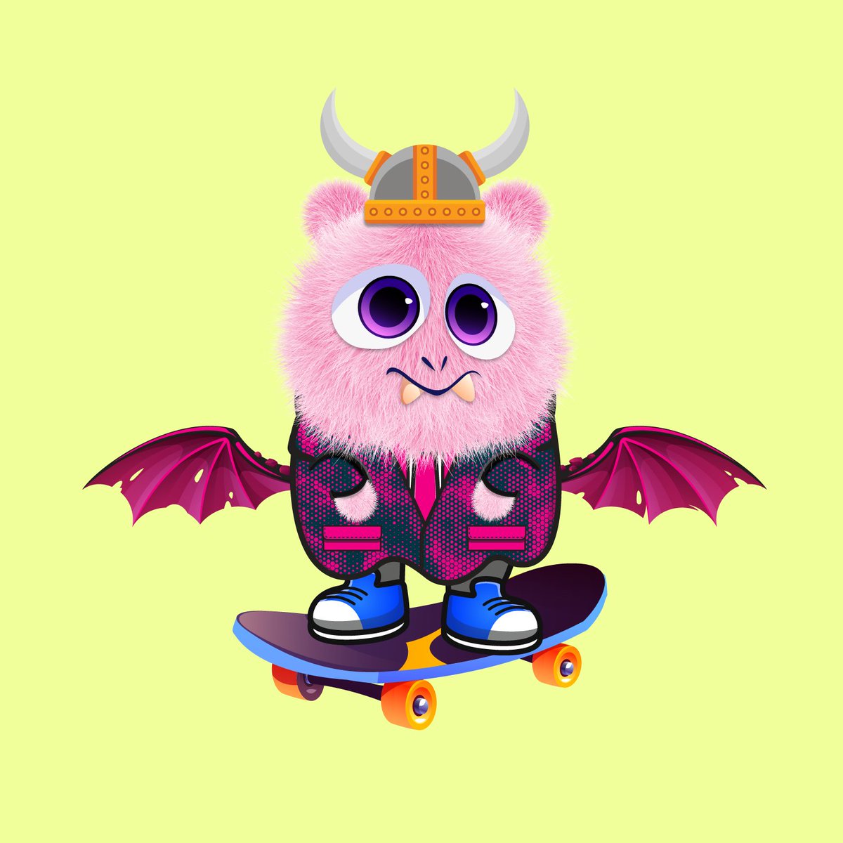 You can say by taking a glimpse  👀  of this Fluffy that he looks like a predecessor of Vikings from his Hat🤠

But also he has got the DNA  🧬 of such a brutal species, yes we are talking about Vampires 🧛‍♂️here💯 definitely.

<a href="/adafluffies/">Ada Fluffies</a> 
#CNFT #CNFTCommunity #Cardano #ADA #NFT