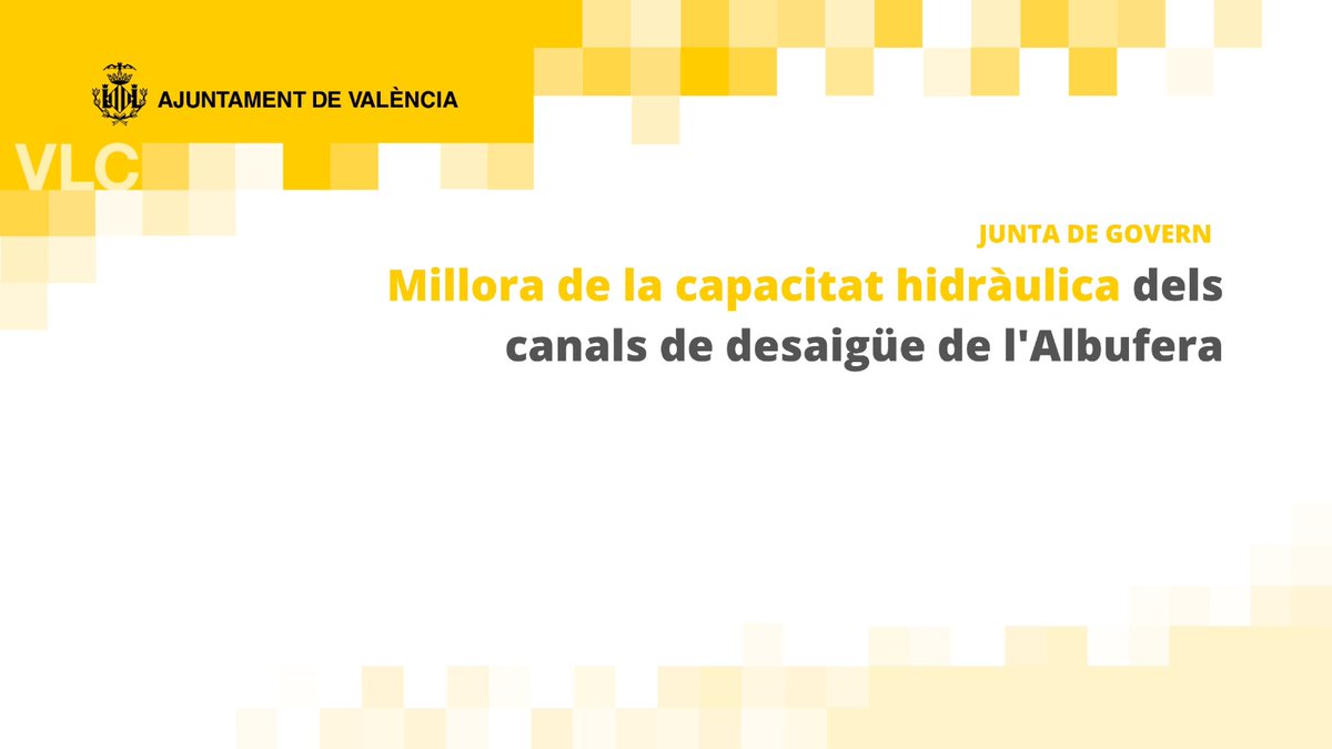 sergicampillo_'s tweet photo. 🟠A la Junta de Govern Local de l'@AjuntamentVLC hem aprovat:

✅Una gran inversió per a l'Albufera: les obres per a millorar la capacitat hidràulica dels canals de desaigüe de la Sequiota-Gola del Perellonet i Séquia de la Reina-Gola del Perelló

(🧵👇🏻) https://t.co/NcSSMGMSSs