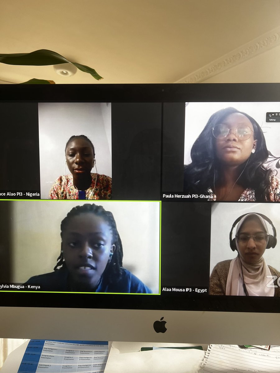 Sisinerd's tweet photo. First Open Day for CyberGirls 2.0 is ongoing and I’m loving what I’m seeing. 4 countries are represented in this team, Ping Intelligence3 !!!  

Please go to @cybersafehq official YouTube channel to watch the Demos in their break out room 3 https://t.co/bQX3uGLPii https://t.co/3sfjKMOw36
