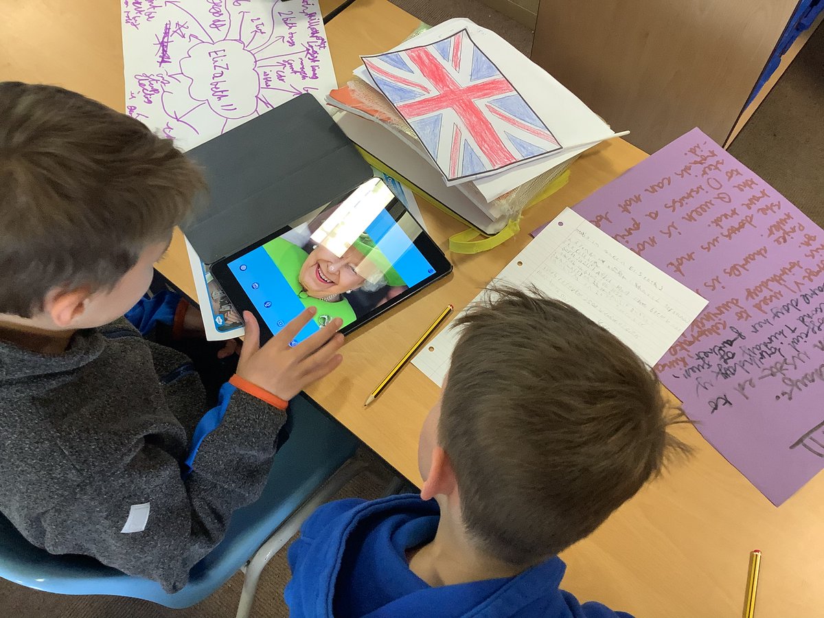 MrsWilliamsCMP's tweet image. Now we’re using the app animate anything to tell our listeners all about Queen Elizabeth II #PlatinumJubilee #teamcarrmill @Carrmillprimary #carrmillcomputing