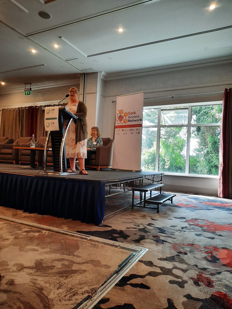 klok_fred's tweet photo. @corkcan  My wonderful colleague @KarinaMaryHealy speaking about the amazing work the @lantern_cork does at @NanoNaglePlace . https://t.co/5DKgS3psKD