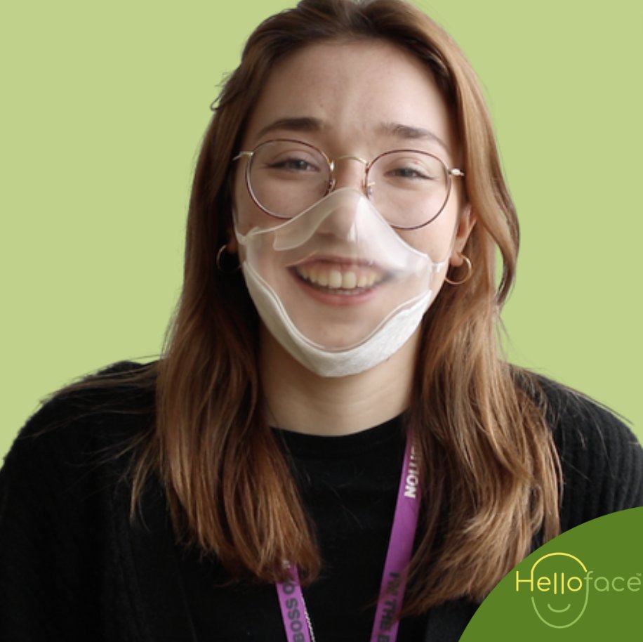 thehelloface's tweet photo. Our Transparent Medical Mask is completely transparent which enables the user's mouth to be fully visible to allow lipreading to take place. 

This makes communication easier in noisy environments, such as in a surgical theatre. 

To find out more, visit https://t.co/xORHRhrY6J https://t.co/VsBl37gnOv