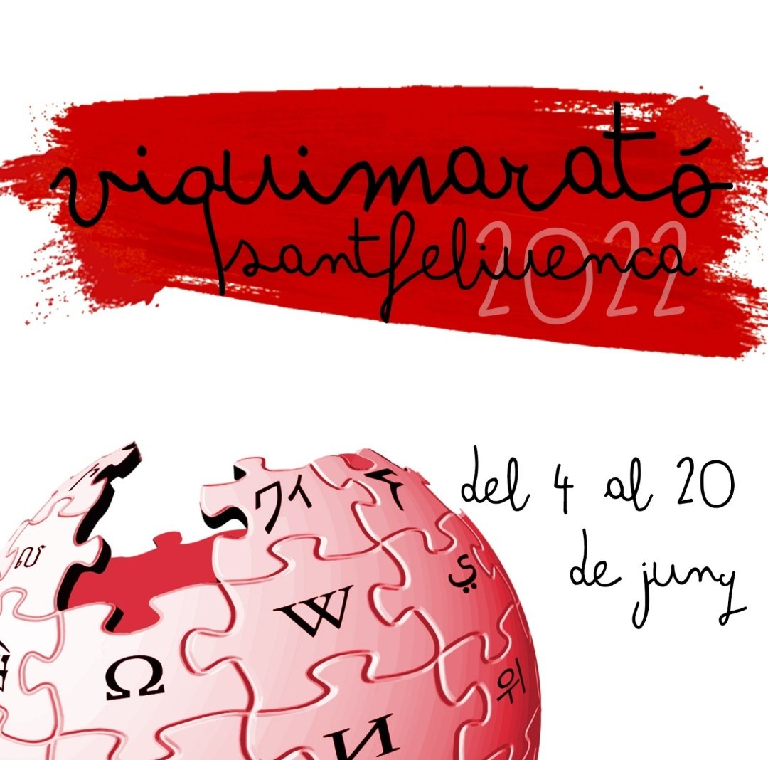 📝VIQUIMARATÓ SANTFELIUENCA 📝

Us presentem la següent moguda.
Dilluns tindreu més info.

De moment guardeu-vos el dia 4.

#viquiSantfeliu #santfeliu #senyiordre #viquipèdia