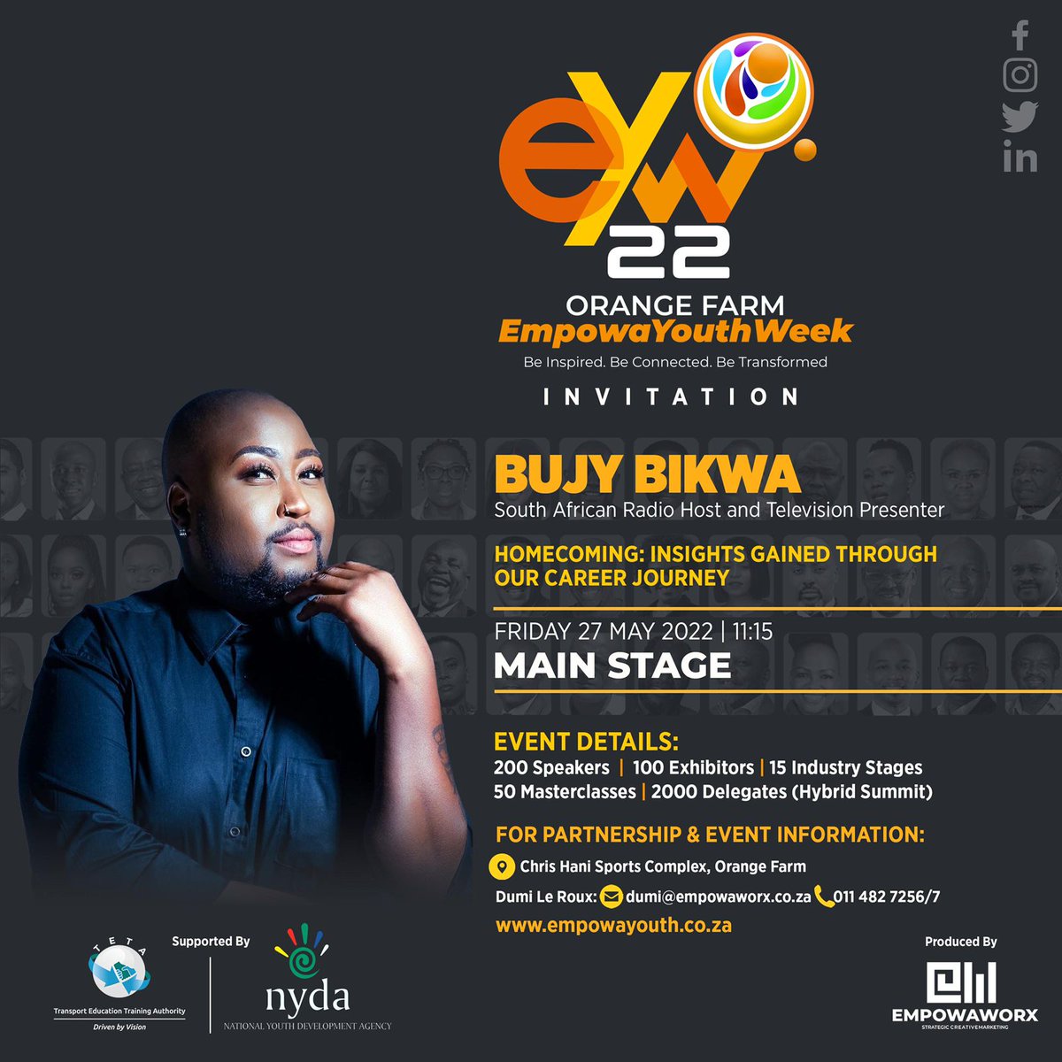 EmpowaYouth's tweet photo. #EYW2022 @EmpowaYouth @EmpowaworxEvent https://t.co/O98lGL7JFg