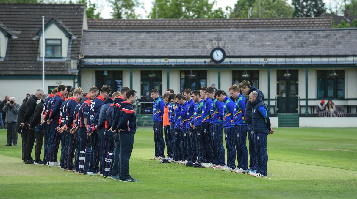 There was a minute's silence before today's game against @NWCU_Warriors in memory of Dixon Rose MBE and Trevor Johnston