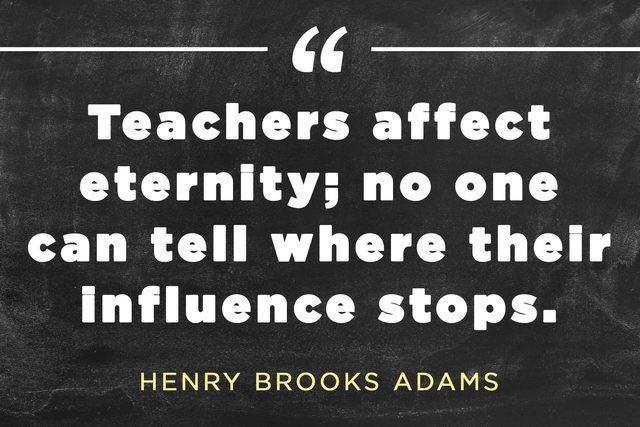 Teachers affect eternity 
#teacher #education #leader #cte #sped #leadership #edutwitter #specialeducation #bfc530 #teachertwitter
