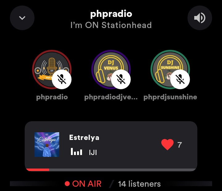 PHPRadio_'s tweet photo. We're On Air ๐๏ธ Join us Pearls!
๐ถ NOW PLAYING: Estrelya by @iji01_96
"Press, Hit, and Play that Radio!"
Stream with this link:
๐https://t.co/zr1SJD2Xag
#PerlaSH @PressHitPlay #PHP #Press_Hit_Play https://t.co/pvzGG9oCWz